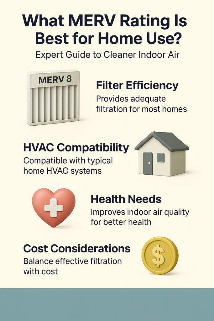 Best MERV Rating for Home Use | Save Energy While Keeping Air Fresh & Clean 2 what merv rating is best for home use 1
