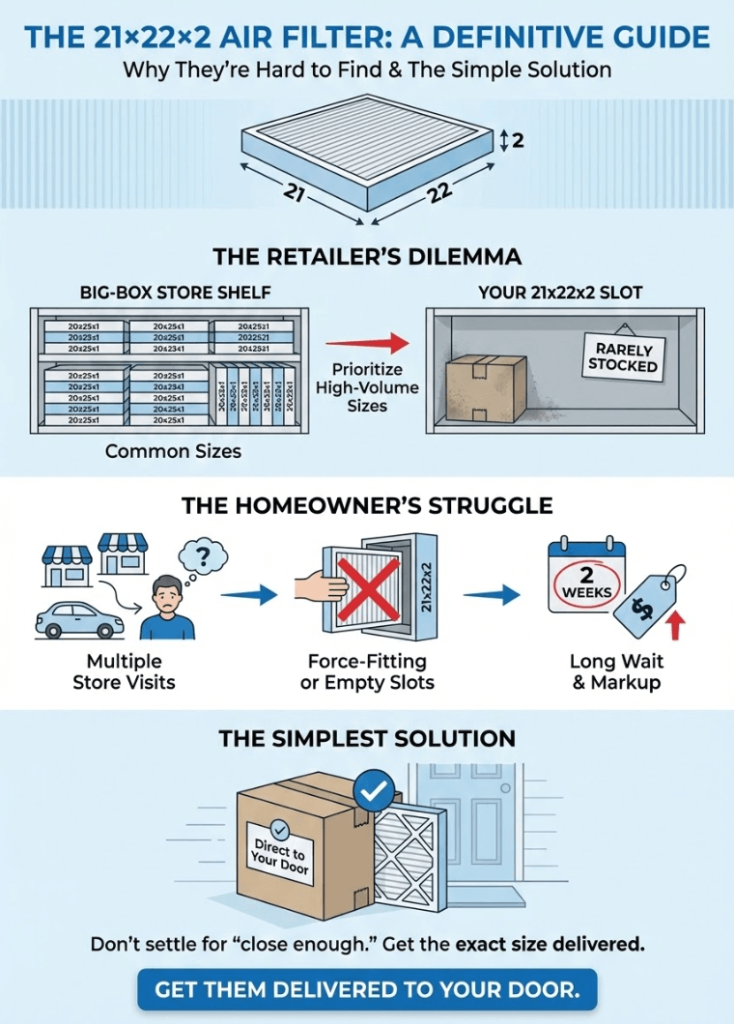 How to Get 21x22x2 Air Filters Delivered to Your Door 2 Infographic of How to Get 21x22x2 Air Filters Delivered to Your Door